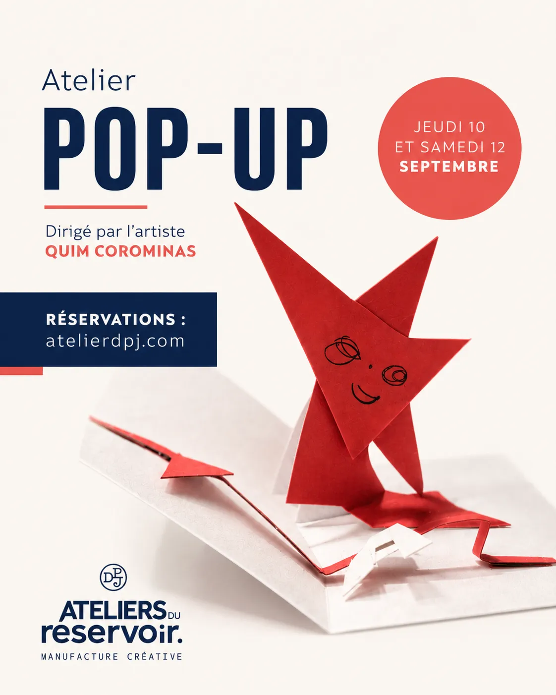 Atelier POP UP avec l'artiste Quim Corominas